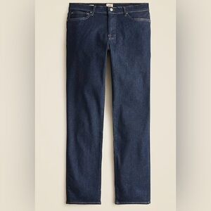 NWOT Men’s J Crew 1040 Athletic-Fit Relaxed Jean In Stretch Dark Japanese Denim
